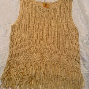 Ruby Red sleeveless knit sweater